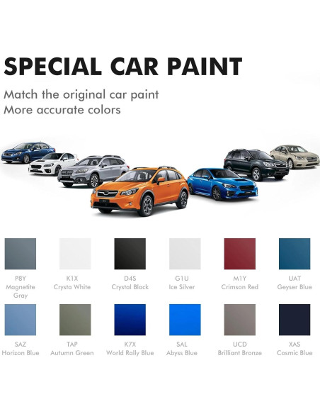 Pintura de Retoque Edantas K1X Crysta White para Subaru