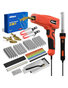 Kit de Soldador de Plástico Allturn GR100 3 en 1 Rojo