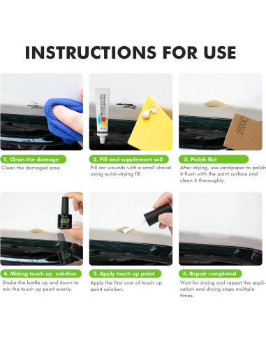 Pintura de Retoque Edantas K1X Crysta White para Subaru