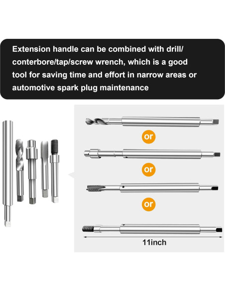 Kit de Reparación de Roscas BZBMGMO M10x1.0, 28 cm