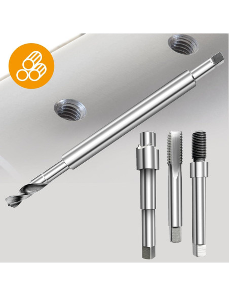 Kit de Reparación de Roscas BZBMGMO M10x1.0, 28 cm