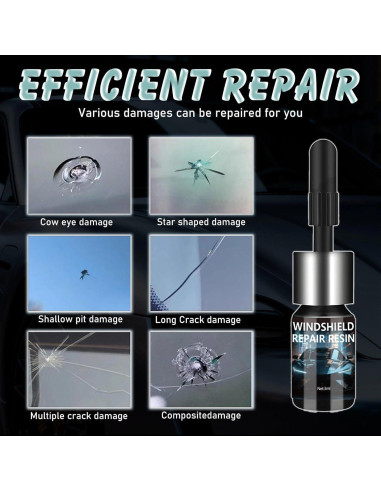 Kit de Reparación de Parabrisas Kenbry BLJ-01 - Rápido y Eficaz