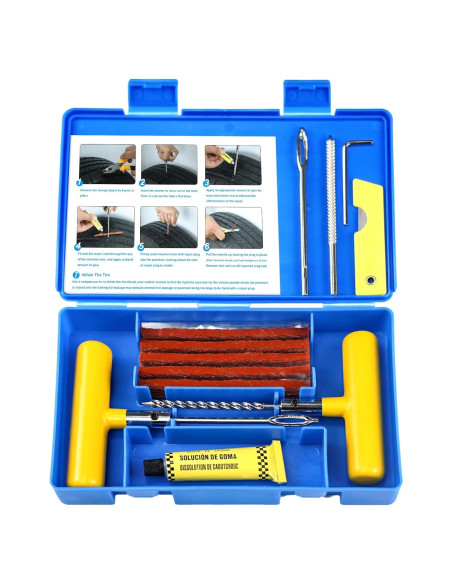 Kit de Reparación de Neumáticos Beanewone 19 Pcs Profesional
