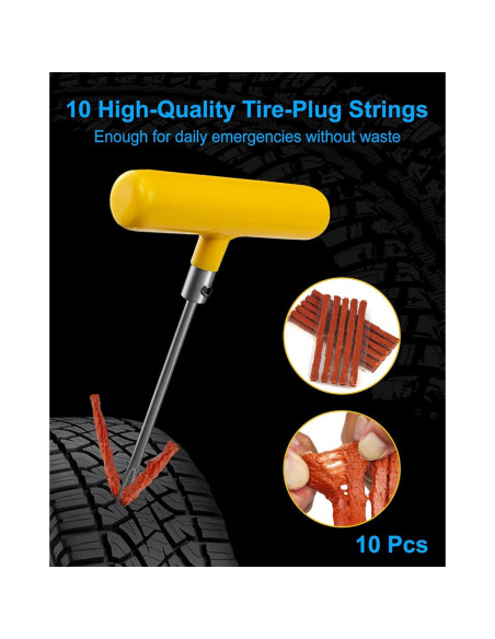 Kit de Reparación de Neumáticos Beanewone 19 Pcs Profesional