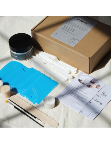 Kit de Arte Texturizado DIY Genérico 8 Piezas 61x46 cm