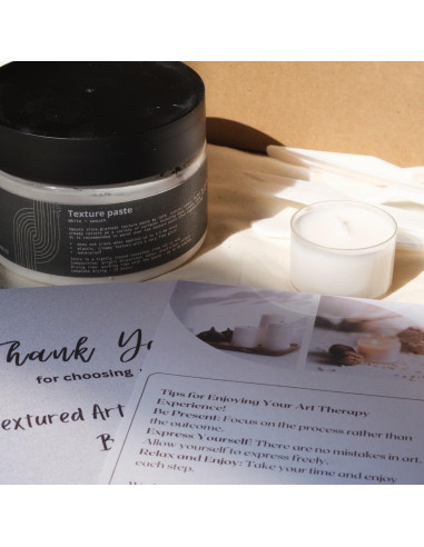 Kit de Arte Texturizado DIY Genérico 8 Piezas 61x46 cm