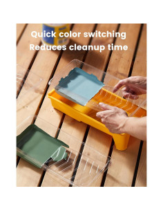 Kit de Pintura Voomey 26 Piezas - Bandeja 4" y Forros 2