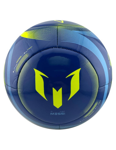 Balón de Fútbol adidas Messi Club Talla 4 Azul Amarillo