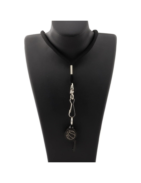 Silbato de Entrenador FAADBUK Acero Inoxidable 4cm Negro