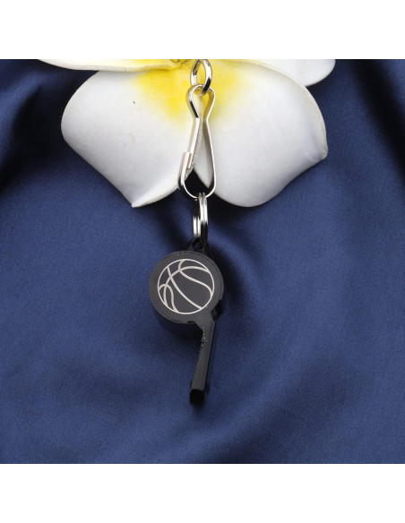 Silbato de Entrenador FAADBUK Acero Inoxidable 4cm Negro