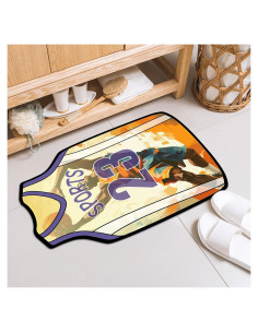 Alfombra de Baloncesto Apriciti 90x60cm Antideslizante