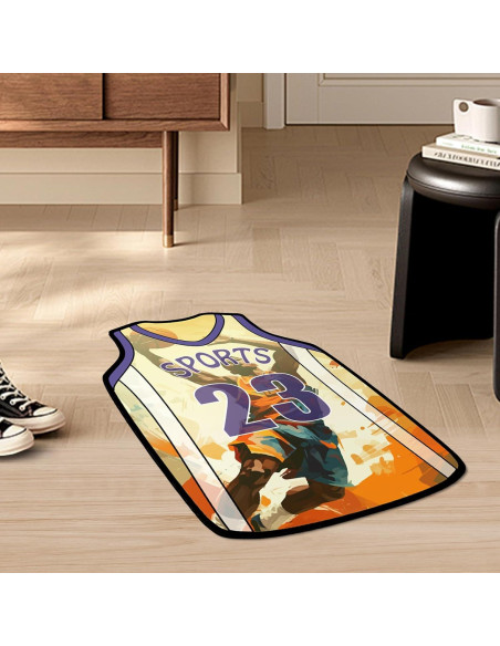 Alfombra de Baloncesto Apriciti 90x60cm Antideslizante