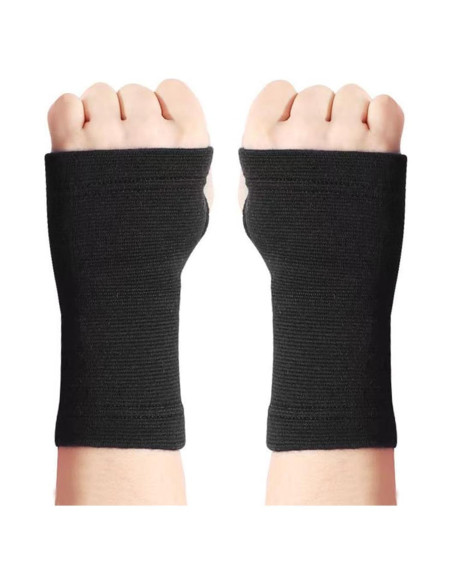 Mangas de Soporte para Muñeca JUSDIQIR - Compresión Negra