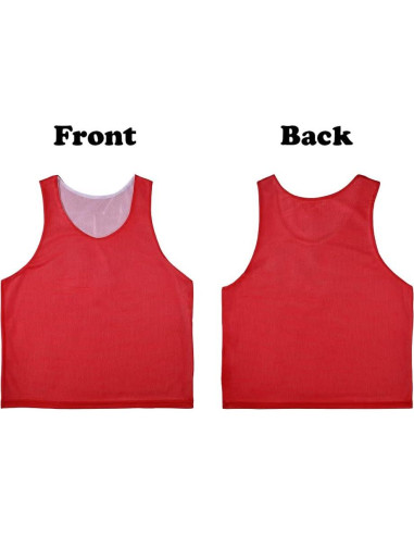 Chalecos Reversibles de Entrenamiento 6 PCS Adulto Poliéster