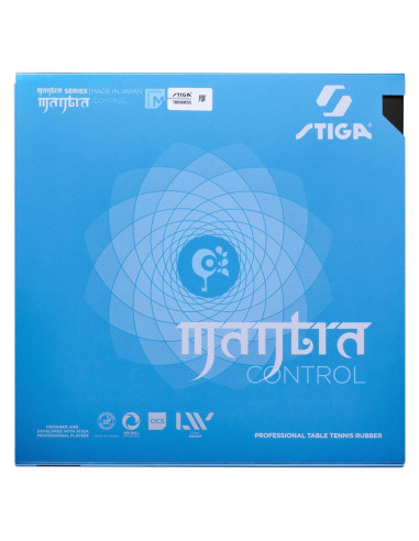 Goma de Tenis de Mesa STIGA Mantra Control Negra 45D