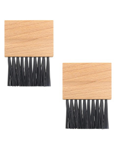 2 Cepillos de Árbitro WHYHKJ con Mango de Madera 11x8 cm
