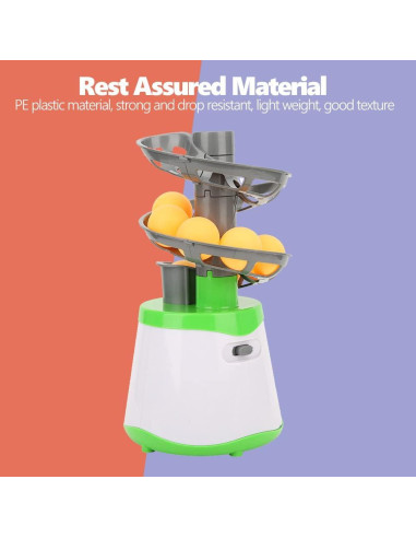 Lanzador Automático de Tenis de Mesa Dilwe con 10 Pelotas