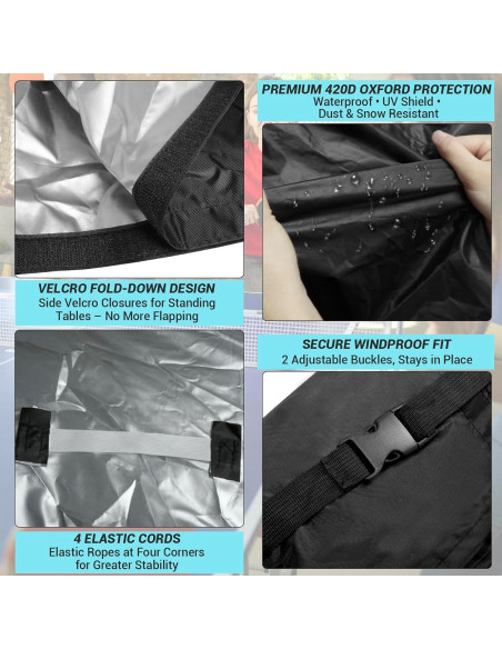 Funda Impermeable para Mesa de Ping Pong ORKELS 310x188cm