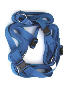 Línea de cancha de arena ajustable Home Court 9.14 m azul 2