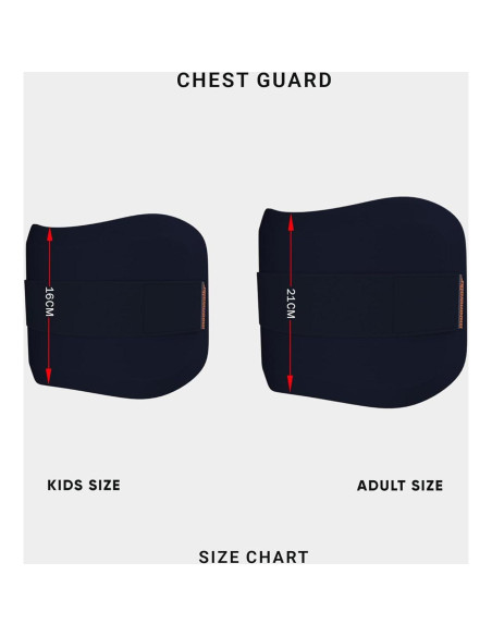 Protector de pecho cricket moonwalkr adulto azul