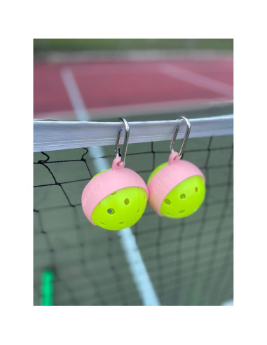 Soporte para Pickleball HoldMyBallz - Paquete de 2, Rosa