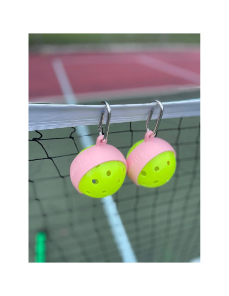 Soporte para Pickleball HoldMyBallz - Paquete de 2, Rosa