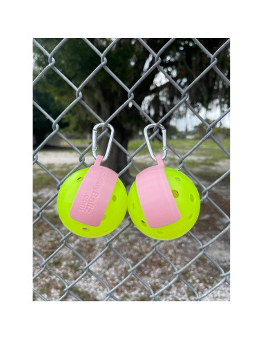 Soporte para Pickleball HoldMyBallz - Paquete de 2, Rosa