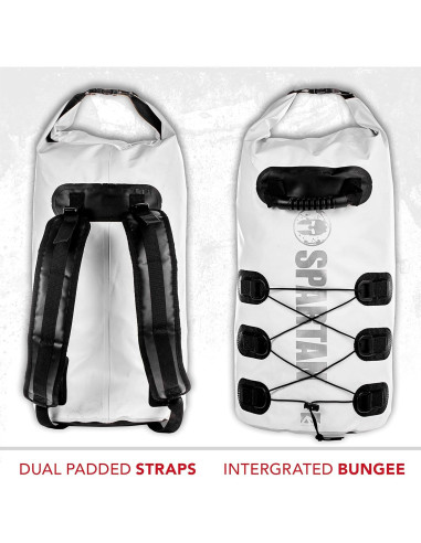 Saco Drypack Spartan Franklin Sports 30L Juvenil Blanco