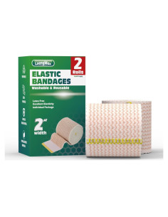 Venda Elástica 5 cm LoengMax - 2 Paquetes Reutilizables