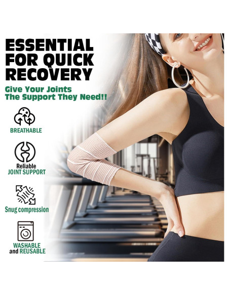 Venda Elástica 5 cm LoengMax - 2 Paquetes Reutilizables