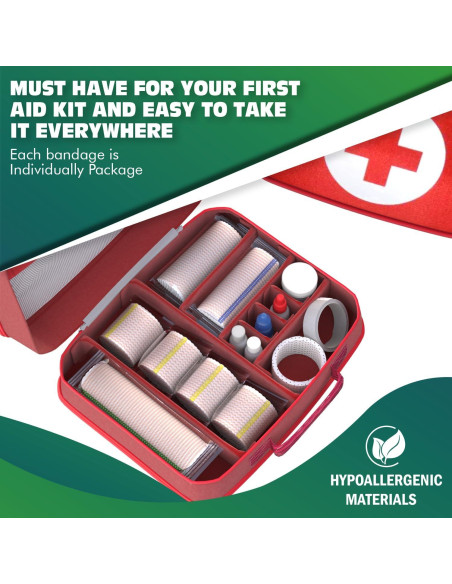 Venda Elástica 5 cm LoengMax - 2 Paquetes Reutilizables