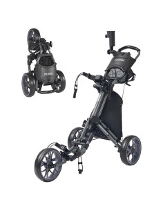 Carro de Golf Plegable FLAGTAG FG03 3 Ruedas Aluminio Gris