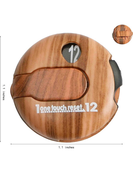 Contador de Puntuaciones para Sombrero de Golf gotosee - 2 Unidades