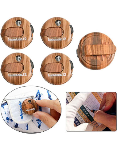 Contador de Puntuaciones para Sombrero de Golf gotosee - 2 Unidades