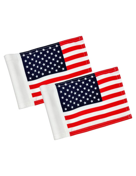 Banderas de Golf Americana AZCOVER 2 Pack 15.24x20.32 cm