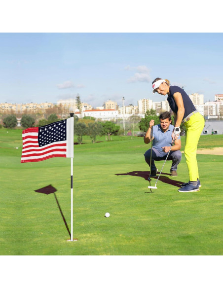 Banderas de Golf Americana AZCOVER 2 Pack 15.24x20.32 cm