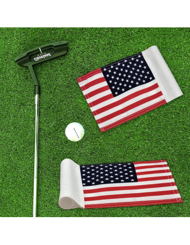 Banderas de Golf Americana AZCOVER 2 Pack 15.24x20.32 cm