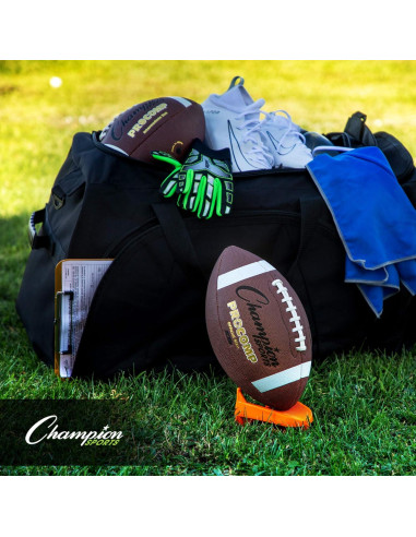 Tee de Pateo de Fútbol Champion Sports 1" Naranja Alta Visibilidad