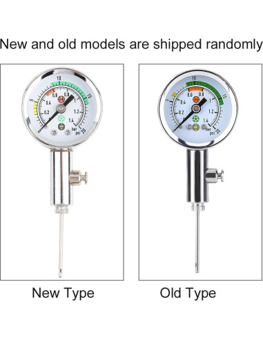 Bomba de Presión para Pelotas Vbestlife - Escala Dual PSI y Bar