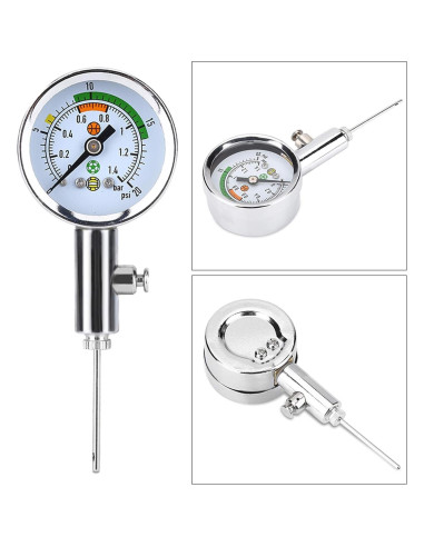 Bomba de Presión para Pelotas Vbestlife - Escala Dual PSI y Bar