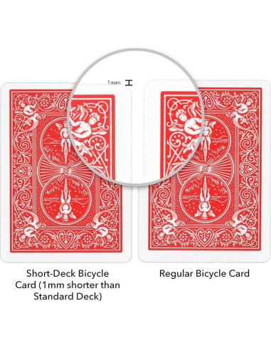 Baraja Corta Magic Makers con Respaldos Rojos - Tamaño Póker