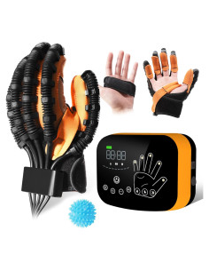 Guantes de Rehabilitación MZU para Mano Izquierda Naranja