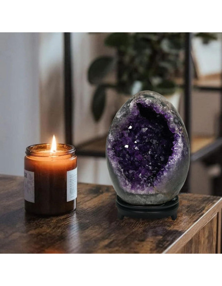 Geoda de Amatista Natural HIBCIGA 0.5-1 kg 2.5-4 Pulgadas