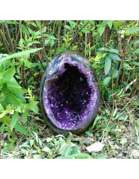 Geoda de Amatista Natural HIBCIGA 0.5-1 kg 2.5-4 Pulgadas