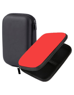 Paquete de 2 Fundas para Disco Duro 2.5" SquEqu EVA Rojo