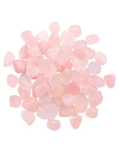 Piedras Naturales Pulidas Hilitchi 450g Cuarzo Rosa y Más