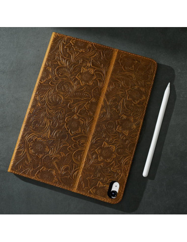 Funda de Cuero Genuino Gexmil para iPad Air 13" M3/M2 2024/2025