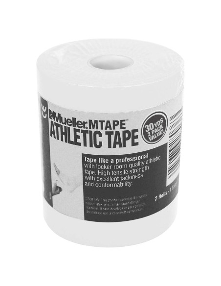 Cinta Atlética Mueller MTape 2 Rollos 3.81 cm x 13.72 m