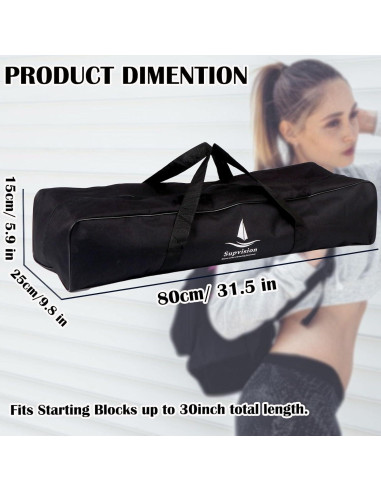 Bloques de Salida para Atletismo Supvision 63.5cm Ajustables