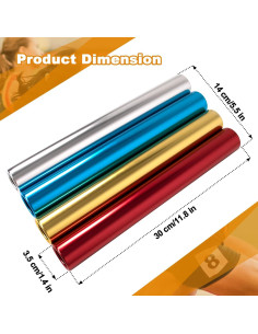 Conjunto de 4 Testigos de Relevo Supvision Aluminio Livianos 2